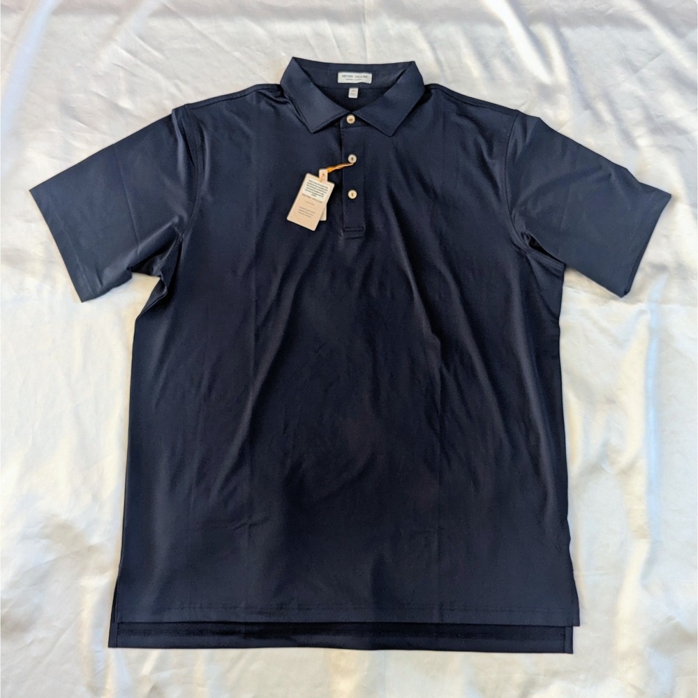 Peter Millar Men's Cottage Solid Performance Polo… - image 1